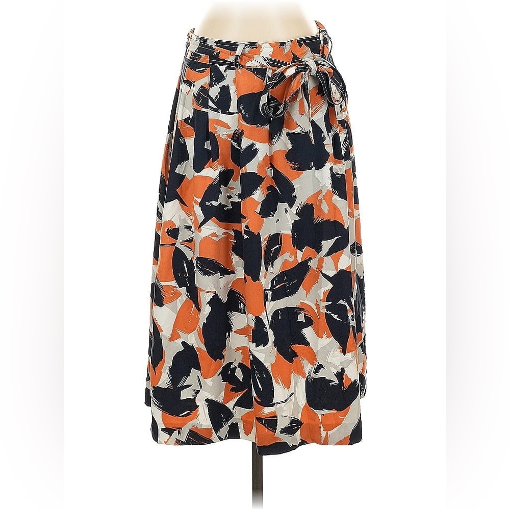 Stylish Orange and Blue Women's Skirt